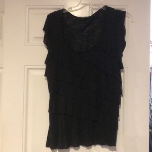 Ruffled flowy blouse